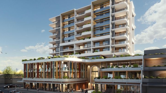 A proposed development at 9-25 Queen St, St Marys, has been rejected by the Penrith Council. Picture: Zhinar Architects