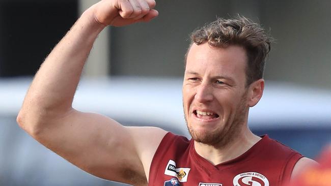 Ryan Lempa kicked two goals in the last quarter. Picture: Mark Wilson