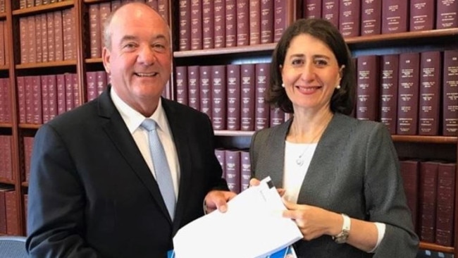 An ICAC inquiry last year heard Premier Gladys Berejiklian was involved in a secret relationship with former Member for Wagga Wagga Daryl Maguire for at least five years. Picture: NCA