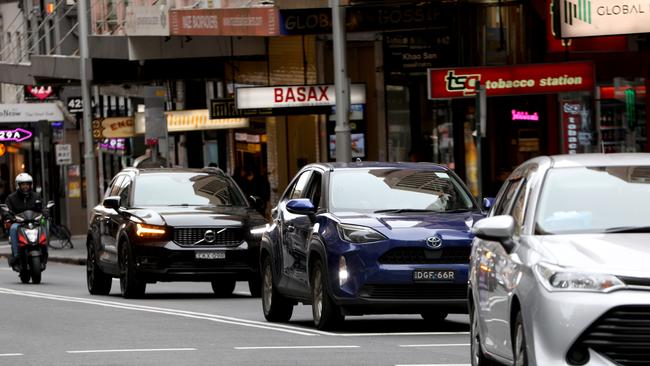 Drivers in NSW, the ACT and WA face double demerits for traffic offences over the Australia Day long weekend. Picture: NewsWire / Damian Shaw