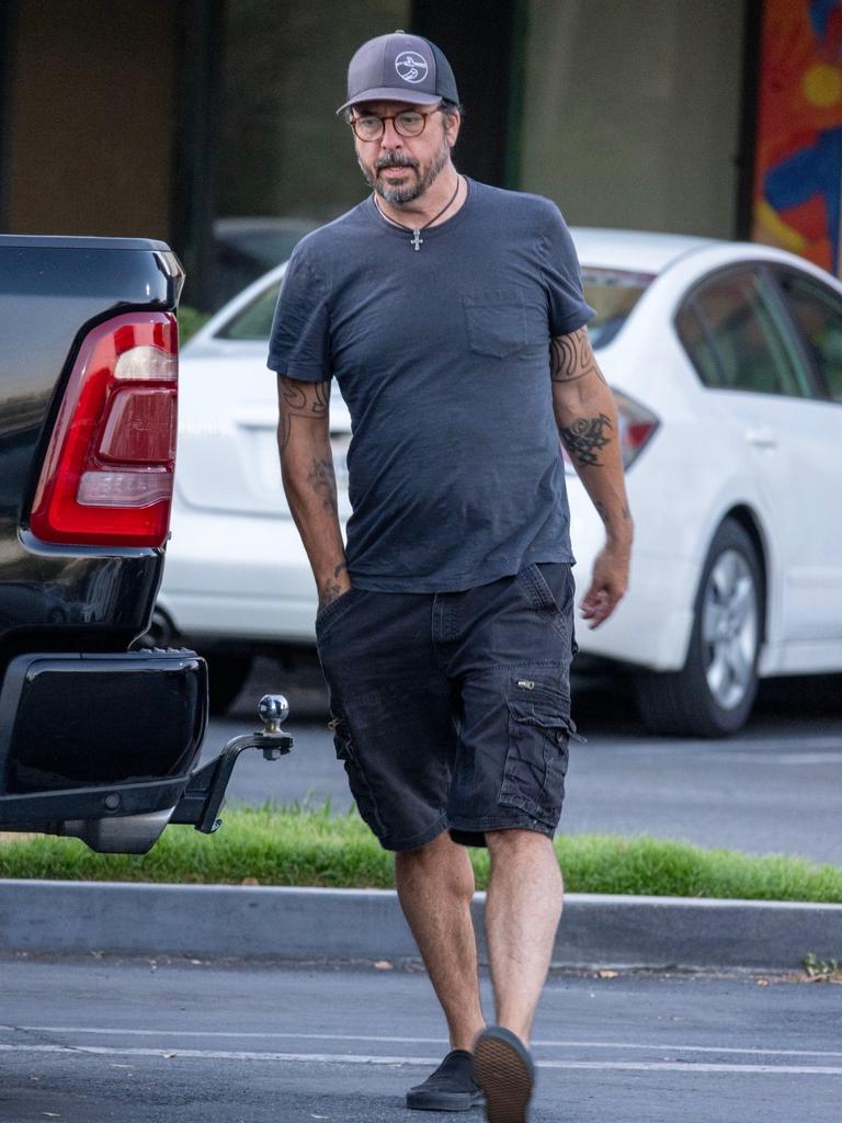 Grohl’s band Foo Fighters recently cancelled dates. Picture: WCP/Backgrid