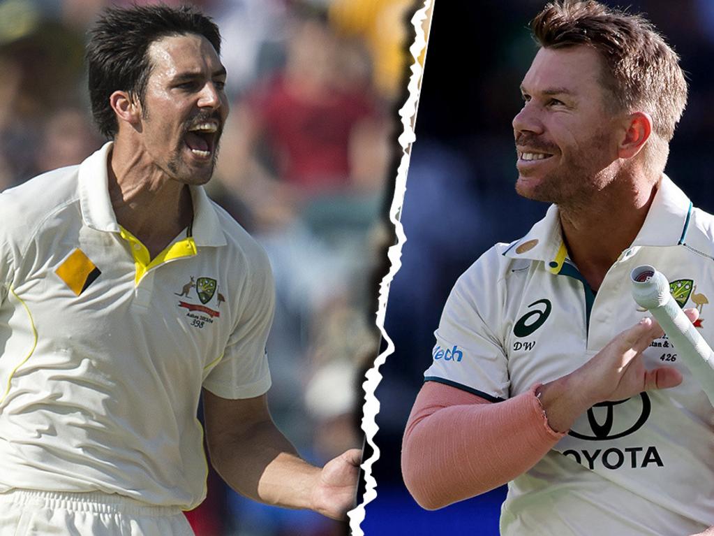 Mitchell Johnson and David Warner set to come face to face.