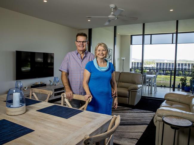 The couple ditched their old Emerald Lakes home. Carrara. Picture: Jerad Williams