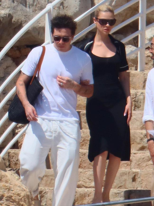 Newlyweds Brooklyn Beckham and Nicola Peltz join the fun.