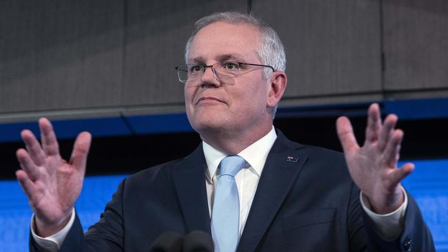 Scott Morrison will unveil a further $7.5bn in infrastructure funding on Monday. Picture: Gary Ramage