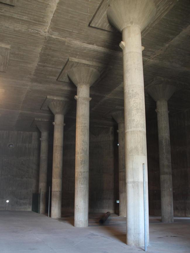 Inside the Maryborough Water Reservoir. Picture: Picturesque Maryborough, Qld/Facebook