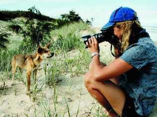 Fraser Island dingo advocate Jennifer Parkhurst is calling for tougher penalties for parents and guardians who faile to properly supervise their children on the island. Picture: Contributed