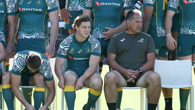 Dave Rennie stopped short of promising Michael Hooper the captaincy. Photo: Getty Images