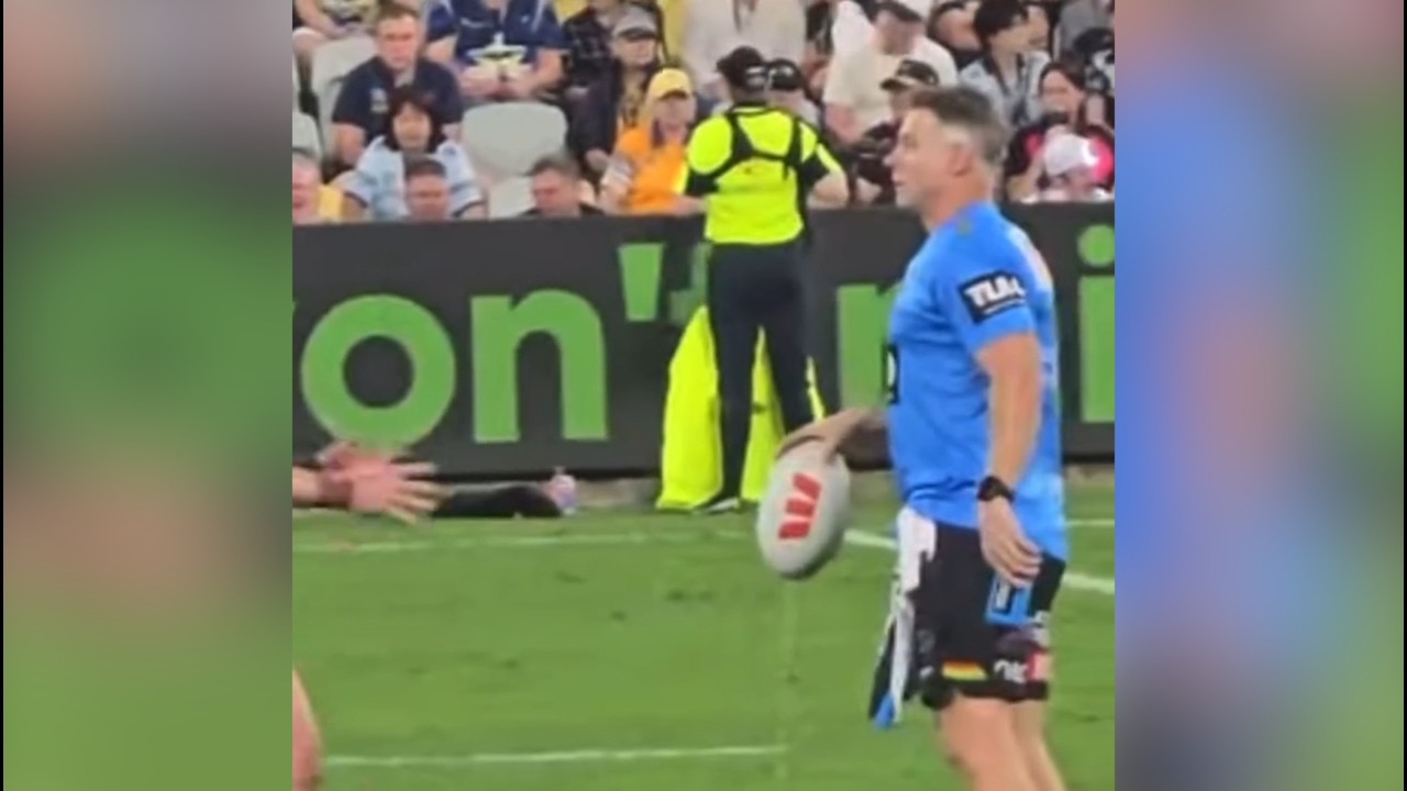Panthers trainer caught allegedly wetting ball