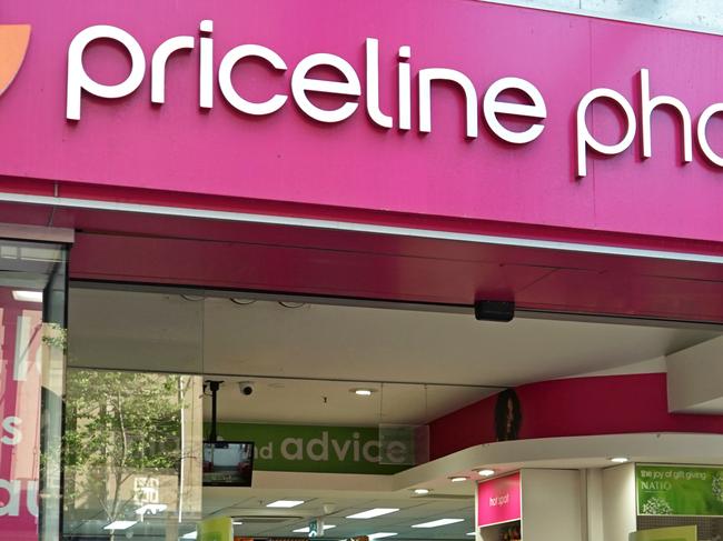 Sydney, Australia - October 17, 2017: Priceline Pharmacy store on Oxford st. Priceline is one of the largest Australian health and beauty retailers, owned and operated by Australian Pharmaceutical Industries.