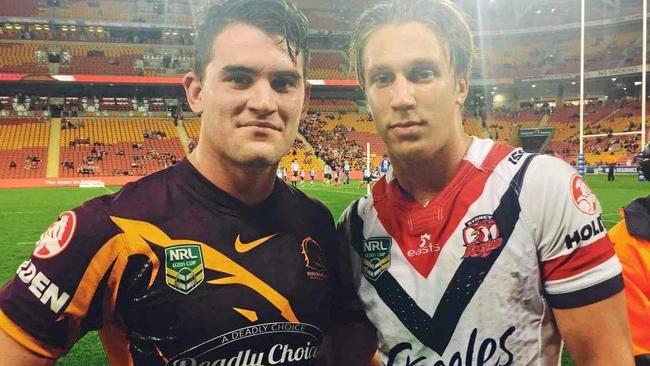 MATES: Bundaberg's Lachlan Lanskey and Jesse Marschke have both been selected for the under-20 Queensland State of Origin emerging squad. Picture: Contributed