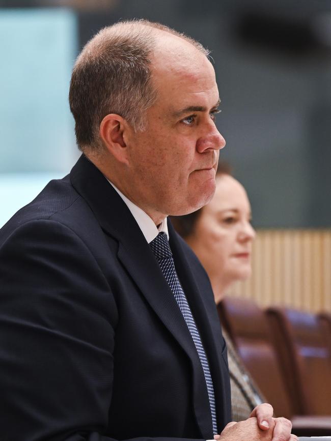 ABC managing director David Anderson at Senate estimates.