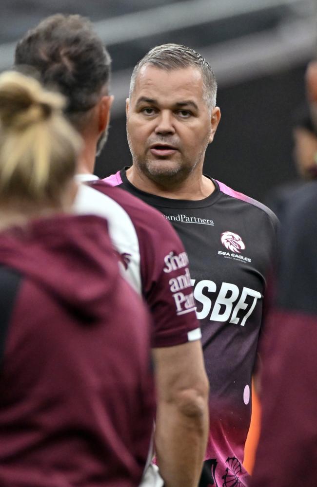 Anthony Seibold made a blistering start to his Manly coaching career. Picture: David Becker