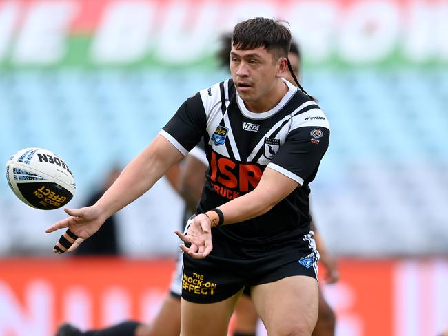 Wests Tigers rake Rua Ngatikaura. Picture: NRL Images