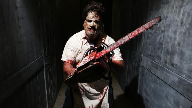 Leatherface, star of Texas Chainsaw Massacre, is waiting in one for you to visit him. Picture Glenn Hampson