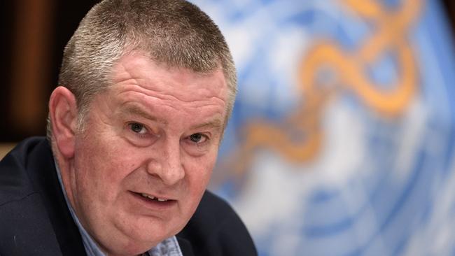 WHO Health Emergencies Program head Michael Ryan. Picture: AFP.