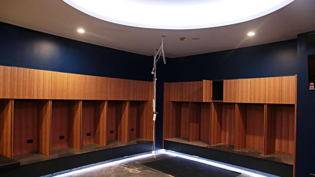 Inside the NSW Blues changing rooms. (Adam Yip)