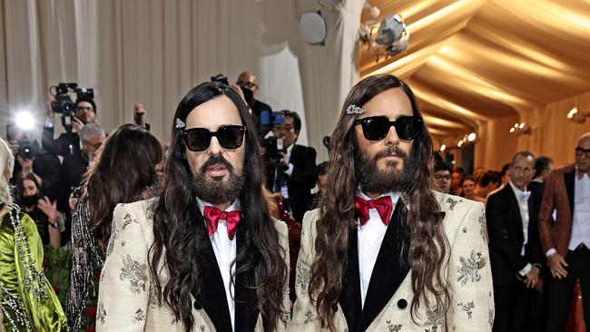 Alessandro Michele and Jared Leto at the 2022 Met Gala. Photo: Getty Images