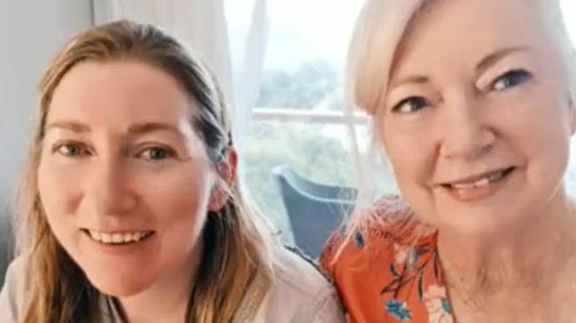 Steffanie Zimmer (left) Susan Zimmer (right) who died in a crash at Bonogin on the Gold Coast