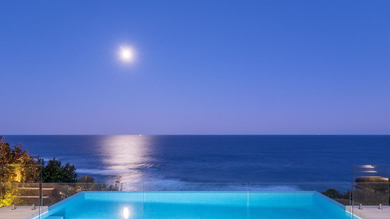 Enjoy the view from the saltwater infinity pool.