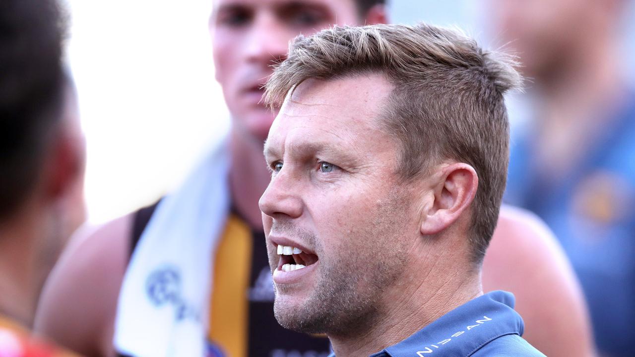 Sam Mitchell says AFL club doctors are in a very difficult position due to how concussion symptoms present uniquely in different players. Picture: Kelly Defina/Getty Images