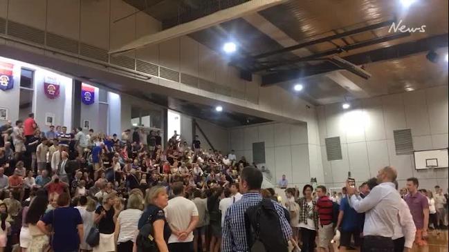 Parents and students gather at Trinity Grammar School for meeting about former Deputy Principal Rohan Brown 