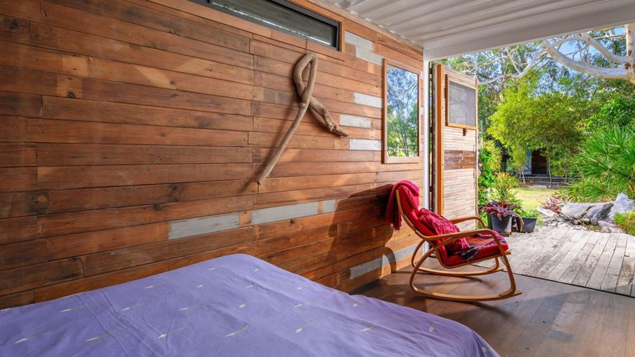 A quirky home for the innovative-minded has hit the market in Cooloola Cove, a small township between Gympie, Tin Can Bay and Rainbow Beach. Picture: Clare Estate Agents