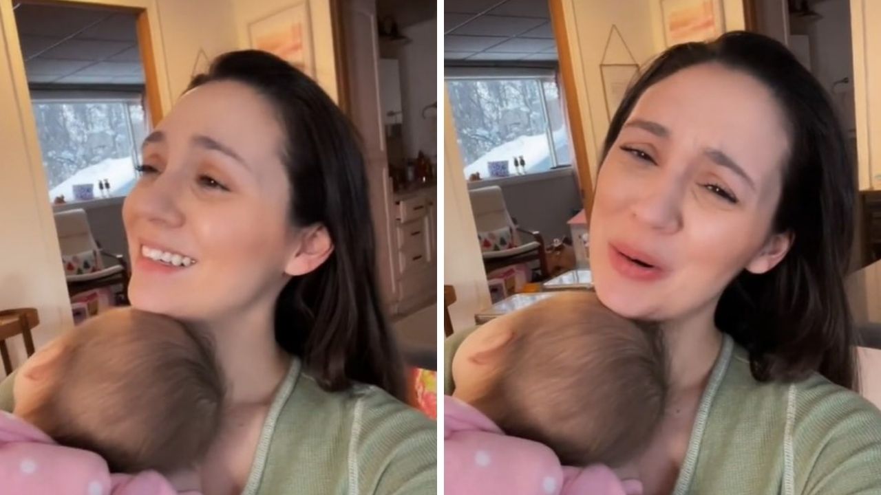 TikTok mum reluctantly breastfed her husband until he gagged Kidspot pic