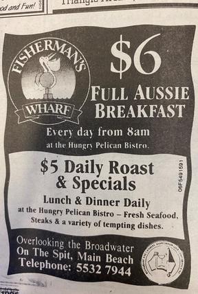 Advertisements in the Gold Coast Bulletin, August 1995. Gold Coast History.