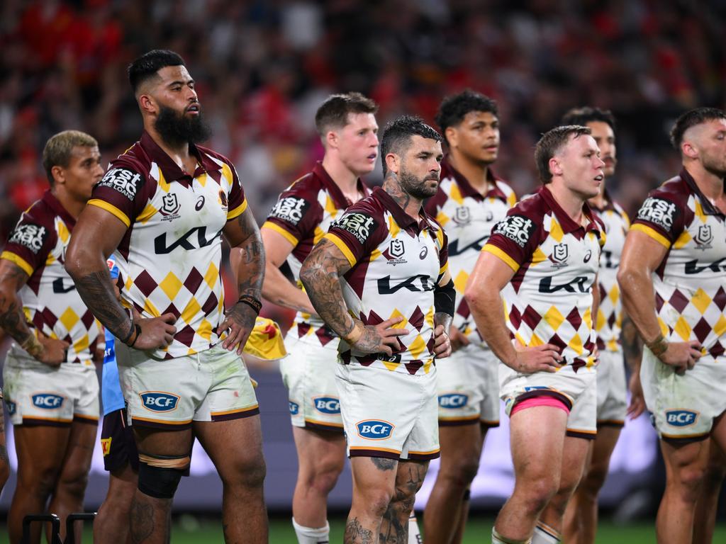 NRL 2024 RD26 Dolphins v Brisbane Broncos - Broncos Dejection Picture NRL Photos