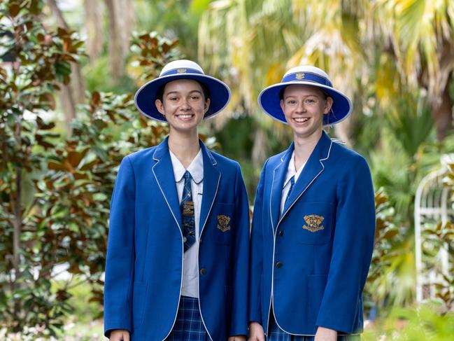 Abbey Donoghue and Jordan Aitchison, Loreto College Coorparoo, school captains.