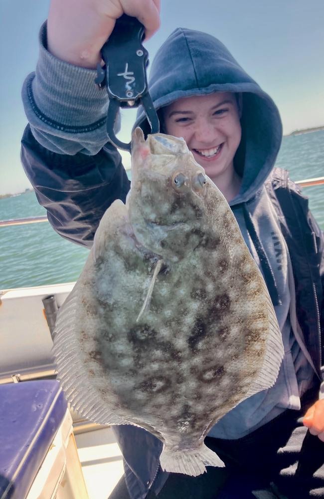 Flounder caught with Brad Smith Fishing Charters Picture: Supplied