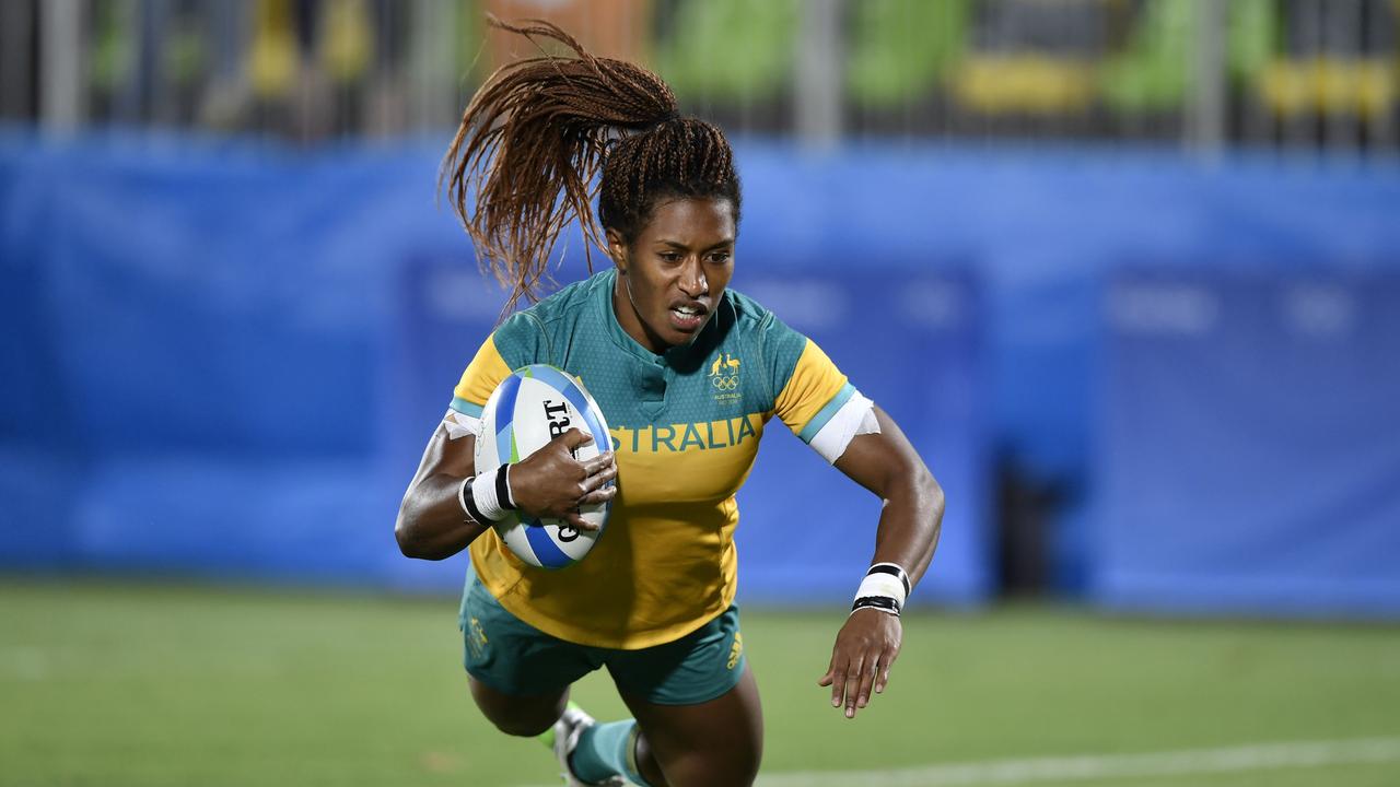 Gold medal-winning winger Ellia Green has sensationally been left out of Australia’s Olympics squad for 2021. AFP PHOTO