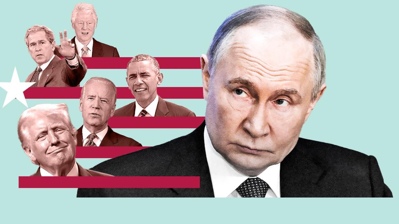 How Putin flattered and deceived five US presidents