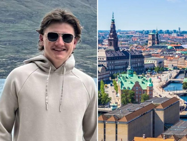 Two American college students on a spring break trip have been held in a Danish prison