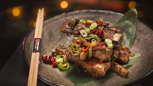 Mamasan Kitchen and Bar offers modern Asian cuisine.