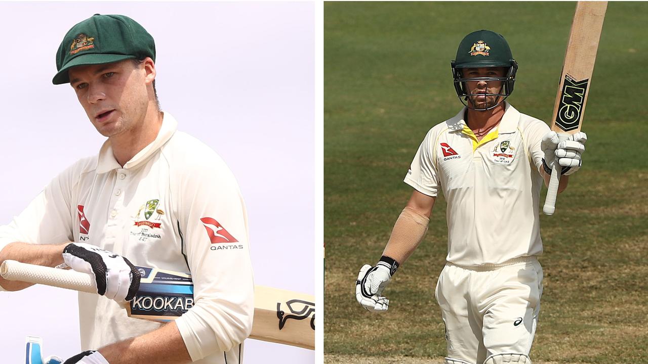 Peter Handscomb and Travis Head are seemingly fighting for one spot.