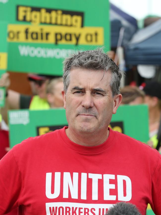 United Workers Union national secretary Tim Kennedy. Picture: David Crosling/NewsWire