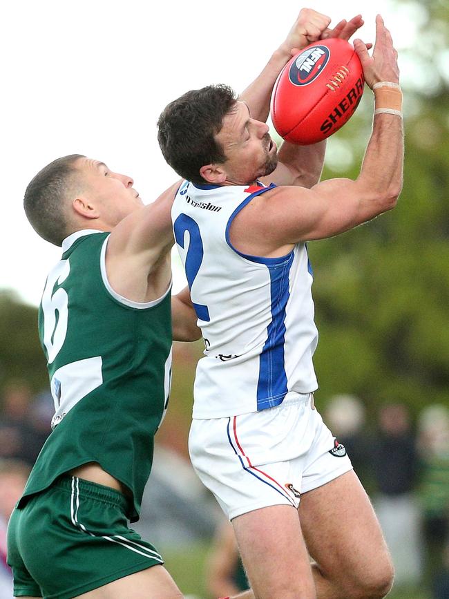 Luke Lirosi is spoiled by Michael Croxford. Picture: Hamish Blair