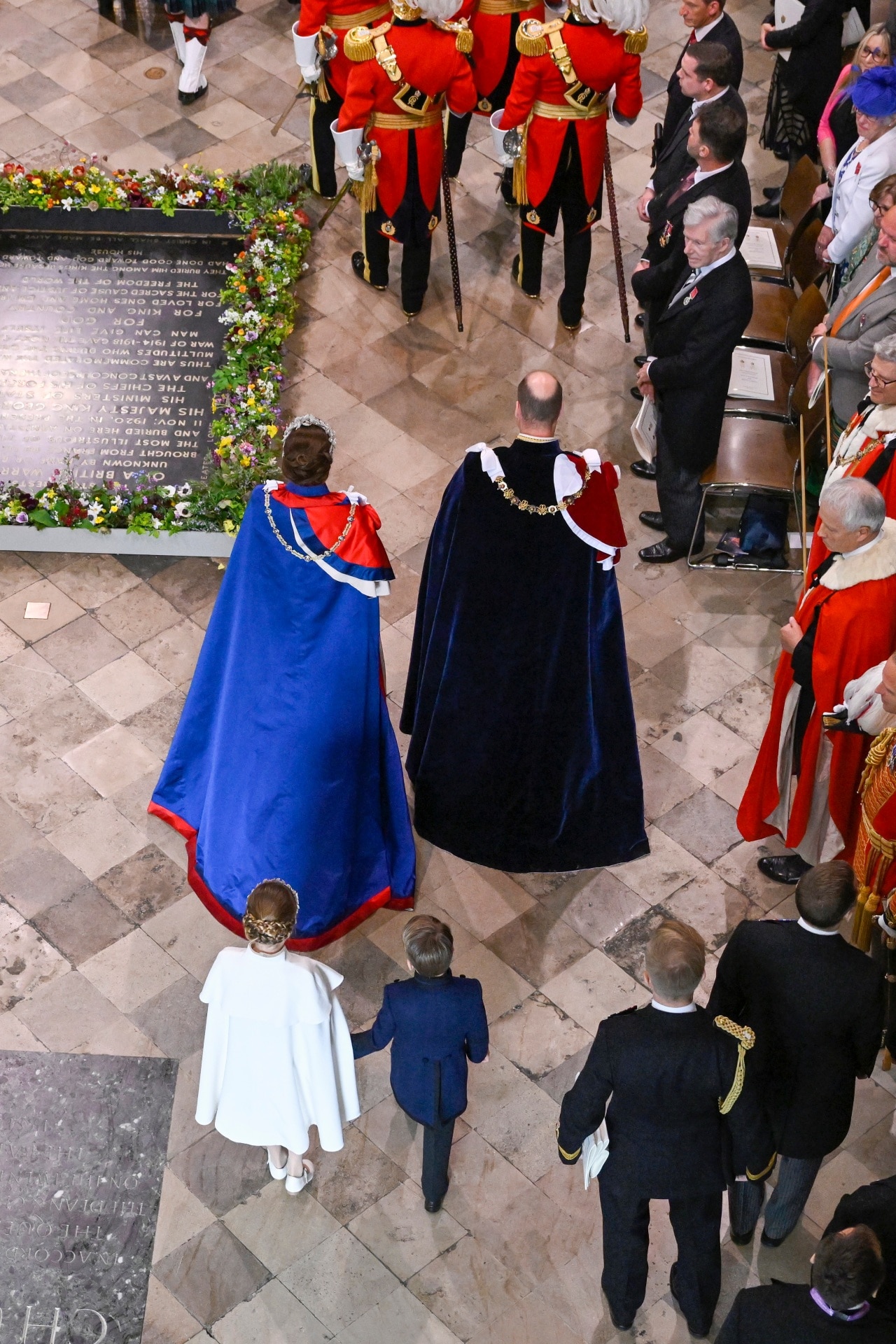 <p><em>Princess Kate, Prince William, Princess Charlotte and Prince Louis at the coronation.</em></p>