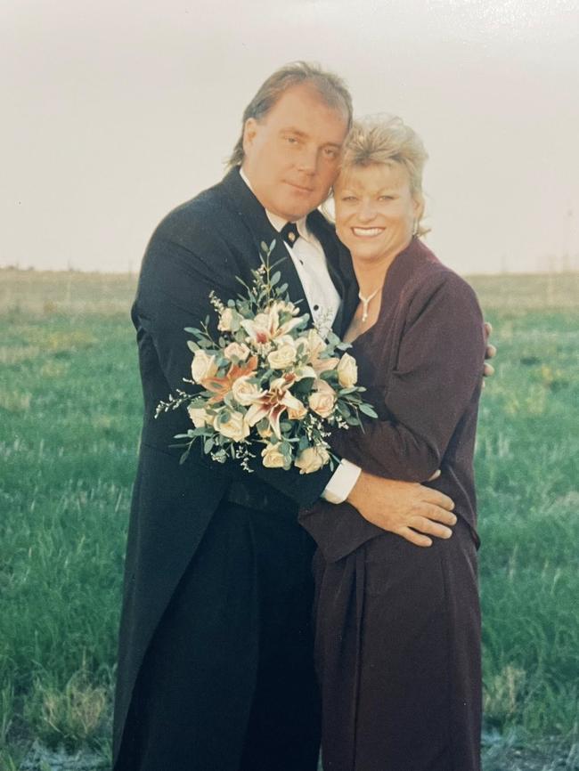 Widow Linda Paech said she was lucky to have Wayne as her husband and best friend. Picture: Supplied.