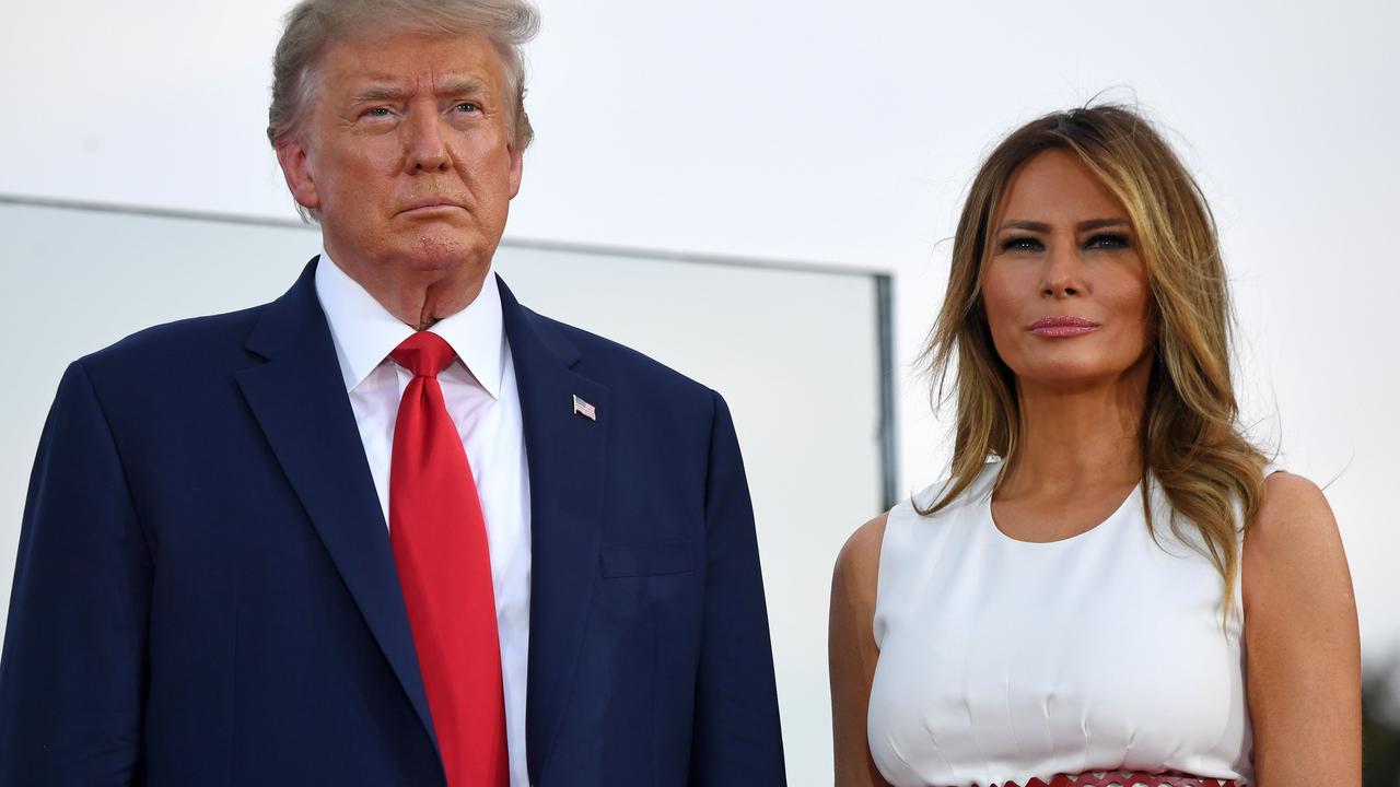 US President Donald Trump and First Lady Melania Trump. Picture: Saul Loeb/AFP
