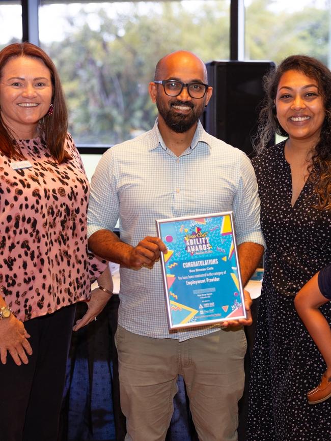 Employment Provider category winner Sea Breeze Cafe at the Fraser Coast Ability Awards.