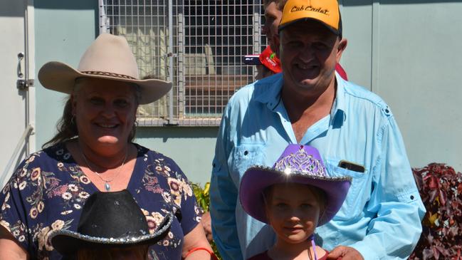 Mareeba Rodeo 2022: Deniese and Sam Musso with Alyssa and Mia Greening, of Mareeba>