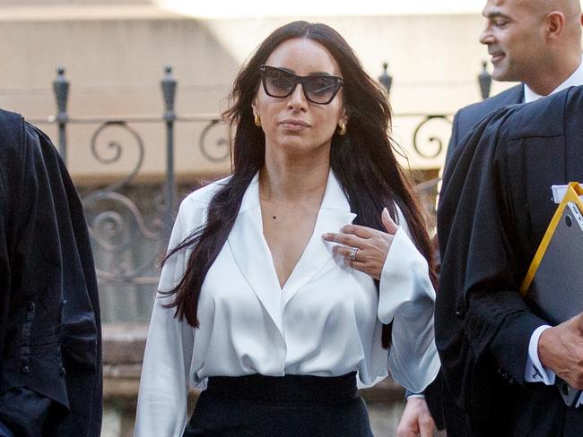 SYDNEY, AUSTRALIA - NewsWire Photos FEBRUARY 4, 2025: Journalist Antoinette Lattouf arrives at the Federal Court on Tuesday. Lattouf claims she was unlawfully dismissed from the national broadcaster after she shared a report alleging Israel was using starvation as a weapon in Gaza. Picture: NewsWire / Nikki Short