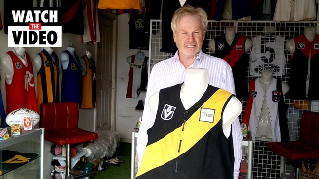 Is this Melbourne's most impressive footy jumper collection?