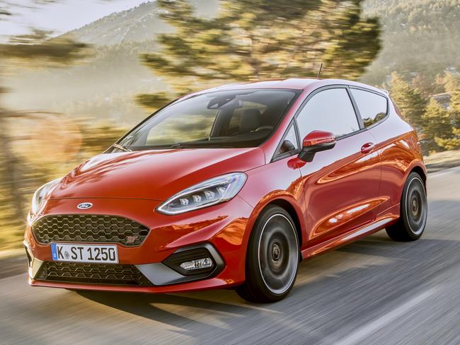 Ford Fiesta ST (to be introduced in Australia in 2019) overseas model shown. Picture: Supplied.