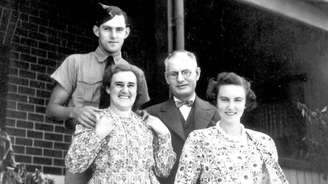 Curtin with wife Elsie, son John and daughter Elsie in 1940. Picture: National Library, Canberra.