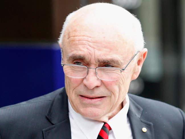 MELBOURNE, AUSTRALIA - JUNE 27: Essendon Chairman Paul Little walks from the Federal Court building on June 27, 2014 in Melbourne, Australia. Essendon Bombers appeared in court to allegedly challenge the validity of the Joint ASADA/AFL enquiries in banned substance use at Essendon FC. (Photo by Darrian Traynor/Getty Images)