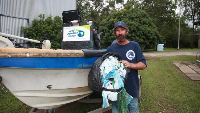 Kurrimine Beach commercial fisherman Chris Bolton. Picture: Arun Singh Mann